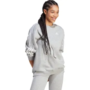 Adidas Women’s 3-Stripes Oversized Fleece Sweatshirt