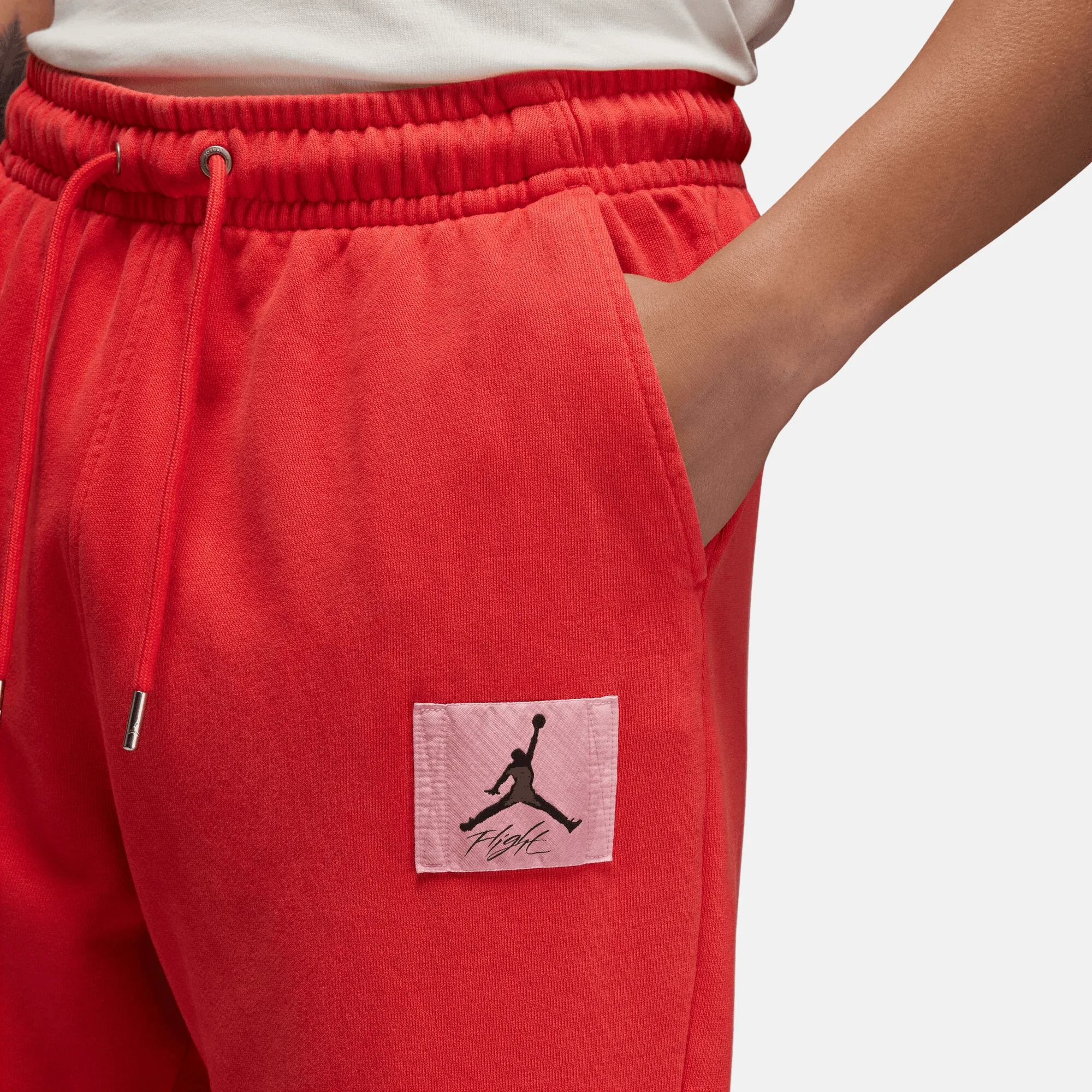 Air Jordan Lobster Red Flight Fleece Sweatpants