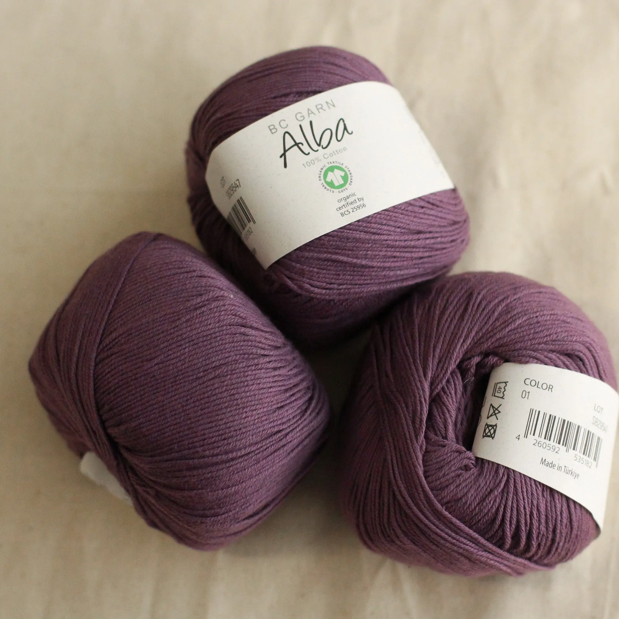 Alba Organic Cotton | 4ply/Fingering