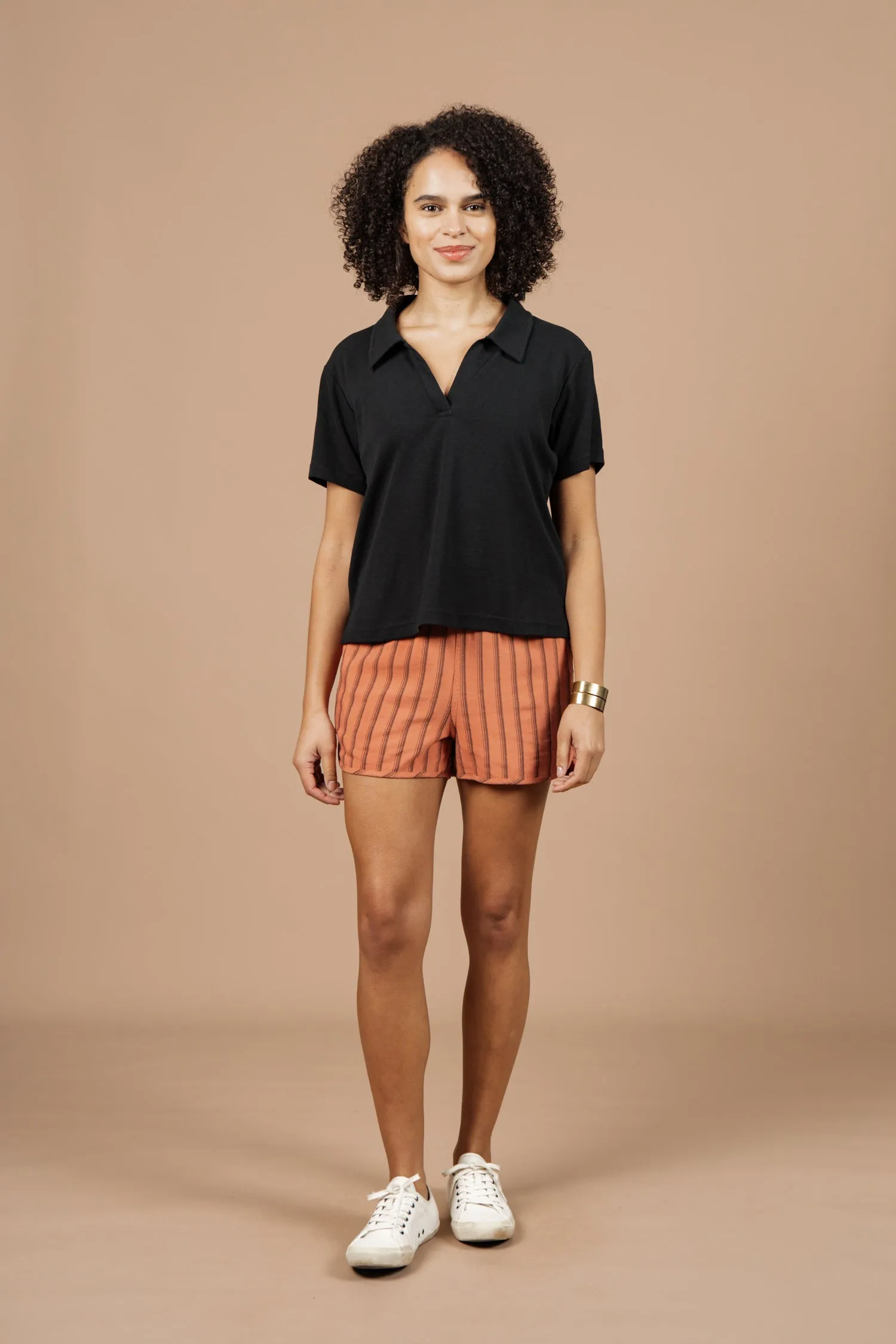 Avery Boxy Top / Black Jersey