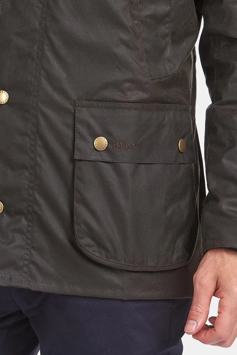 Barbour Ashby Waxed Jacket (Olive)