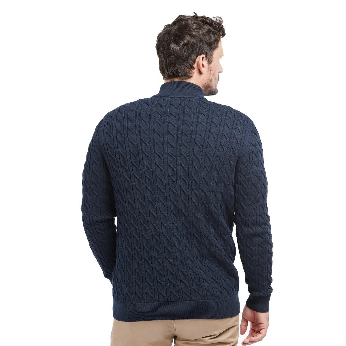 Barbour Men's Cable Knit Half Zip