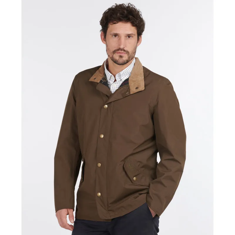 Barbour Spoonbill Waterproof Mens Jacket - Dark Olive