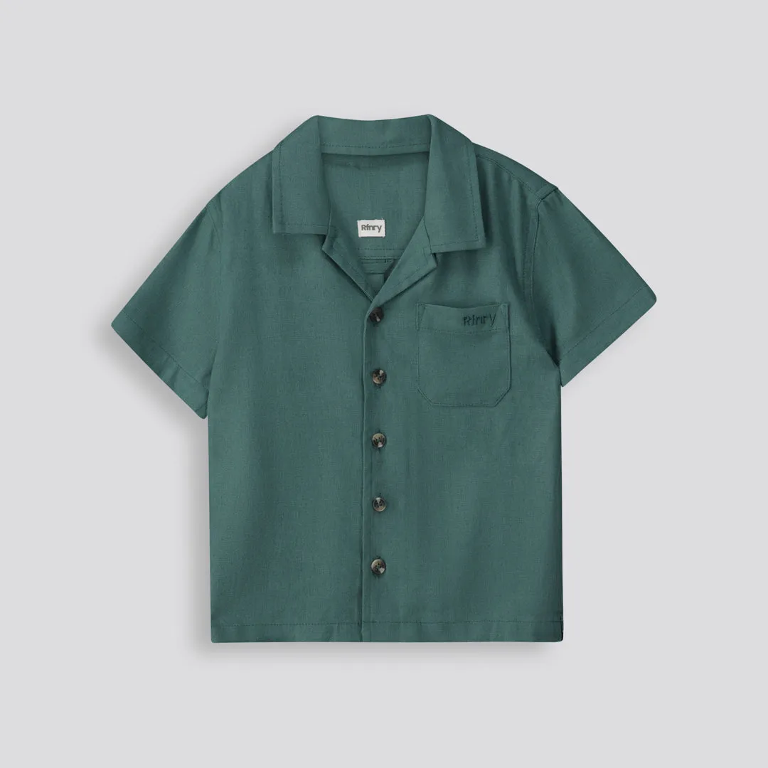 Boys Button-Up Shirt _ 153164 _ Green