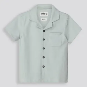 Boys Textured Shirt _ 154861 _ Sage