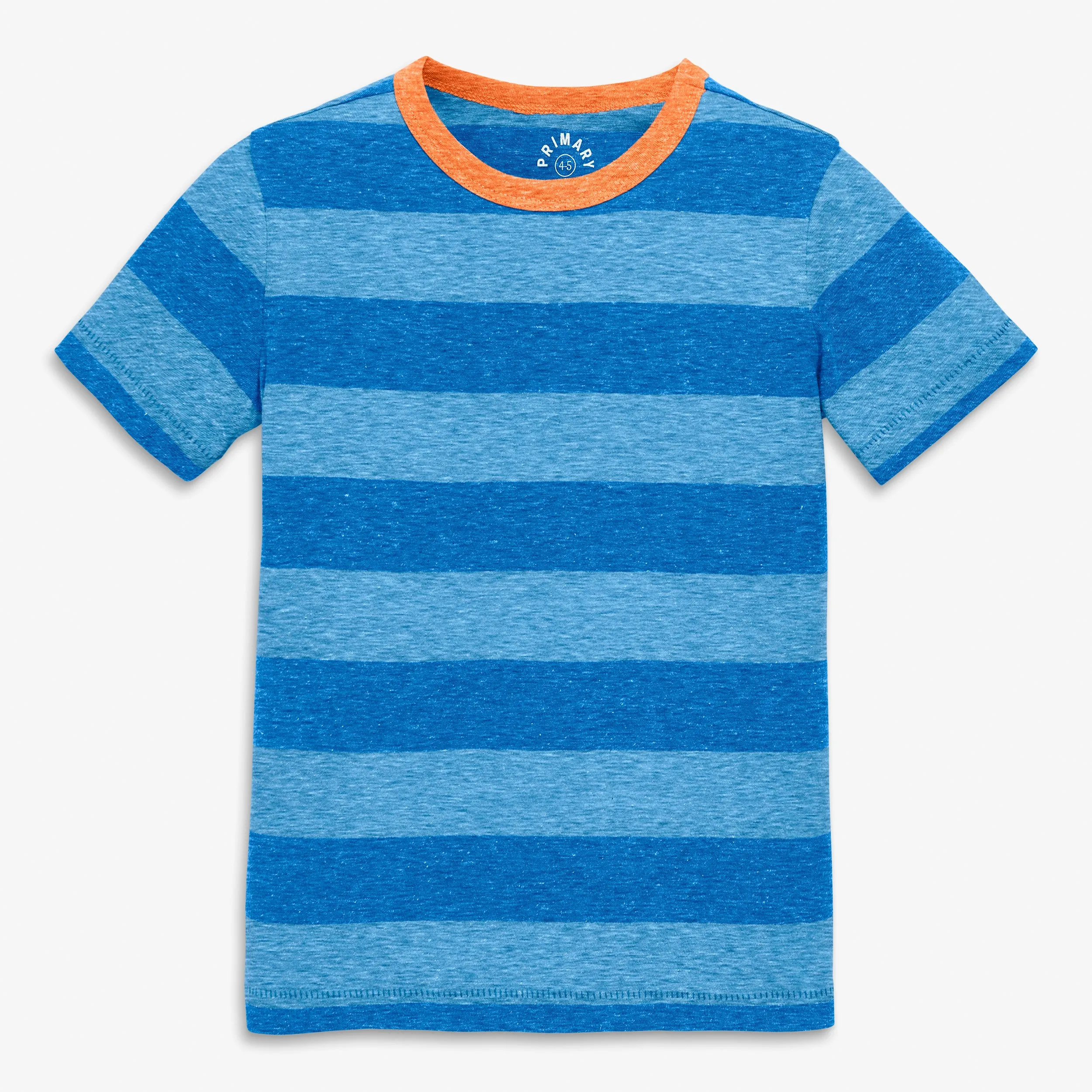 Clearance heathered rugby stripe tee