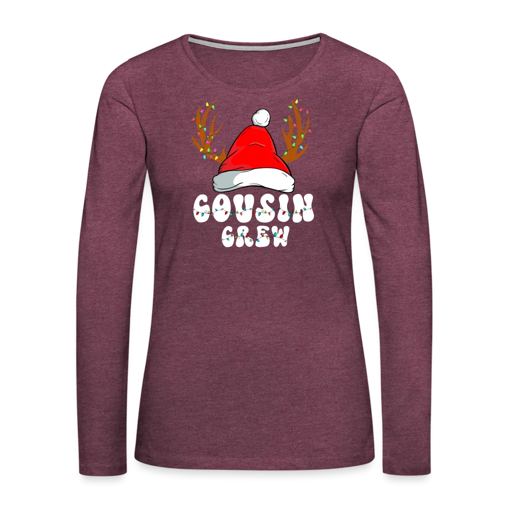 Cousin Crew Christmas Women's Premium Long Sleeve T-Shirt