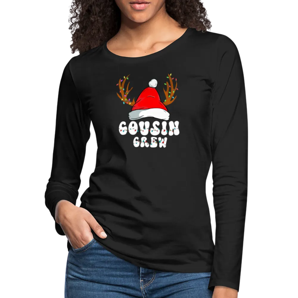 Cousin Crew Christmas Women's Premium Long Sleeve T-Shirt