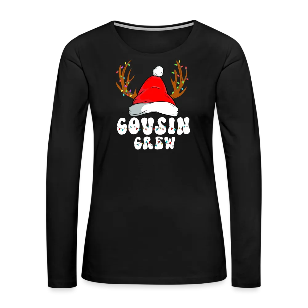 Cousin Crew Christmas Women's Premium Long Sleeve T-Shirt