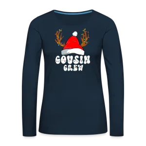 Cousin Crew Christmas Women's Premium Long Sleeve T-Shirt