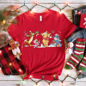 Festive Friends Christmas Tee – Cozy Holiday Character Design