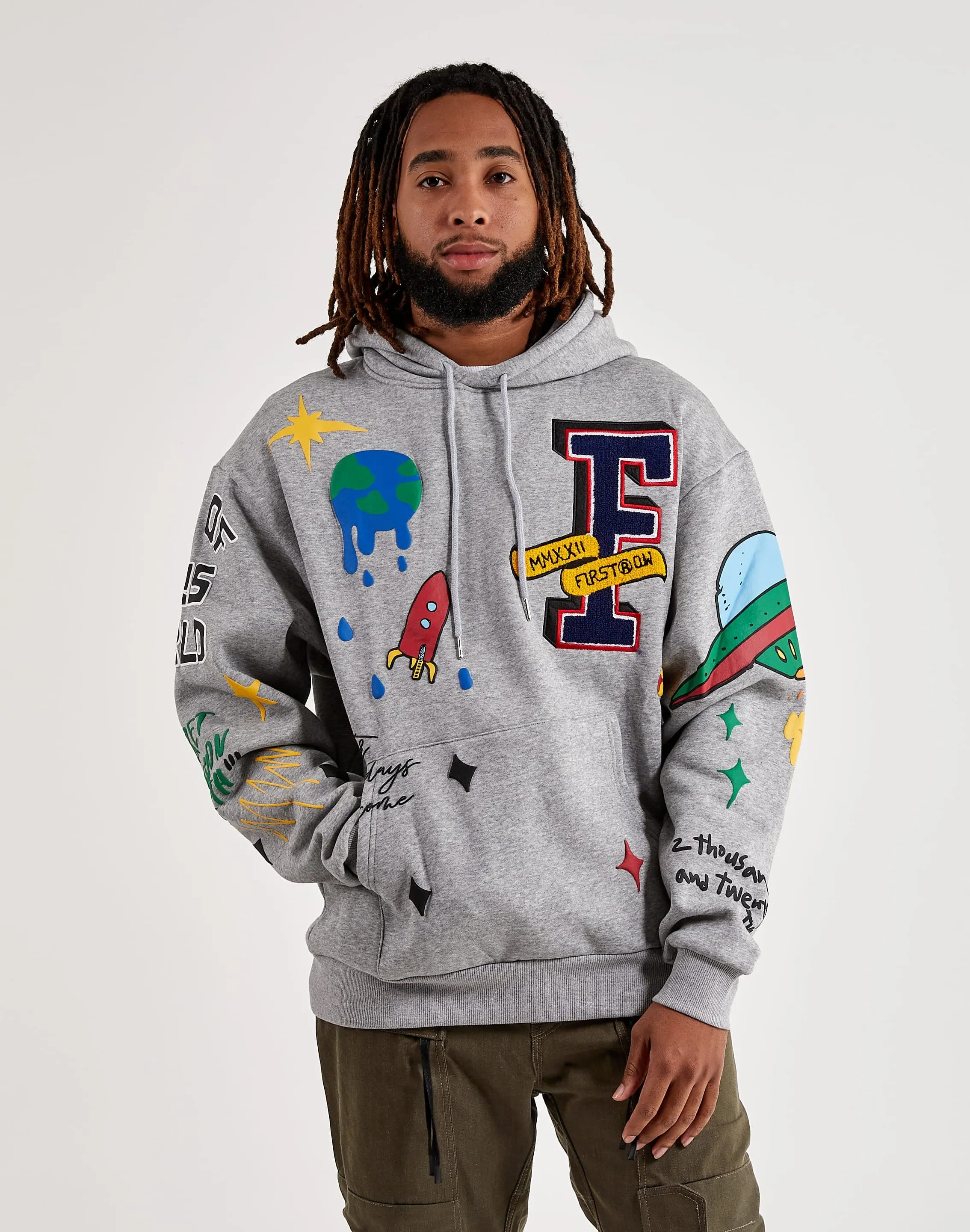 First Row Bird Pullover Hoodie