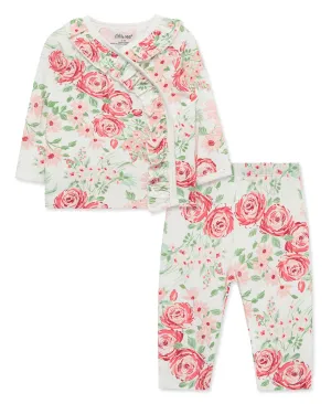 Floral Cardigan Set