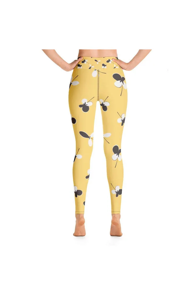 Golden Meadow Yoga Leggings