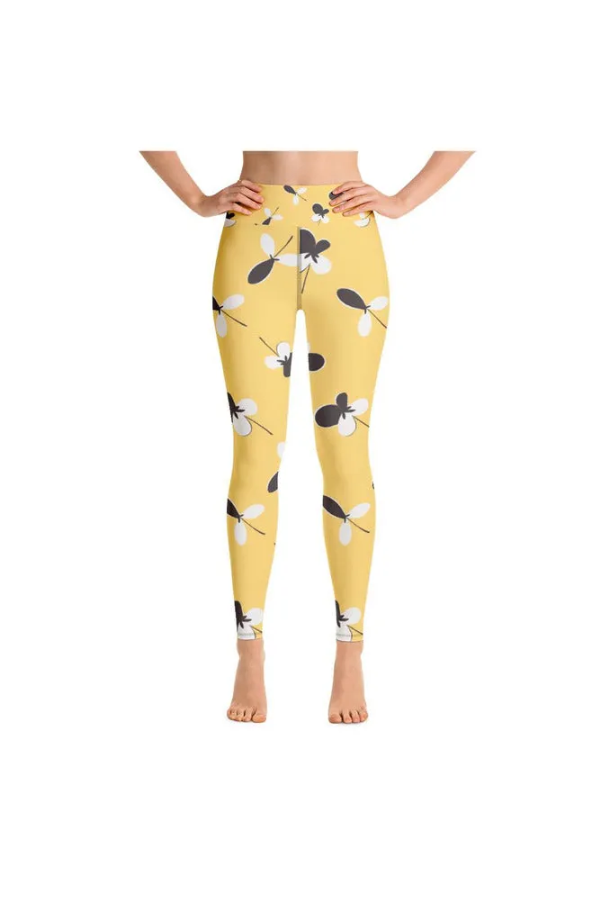 Golden Meadow Yoga Leggings