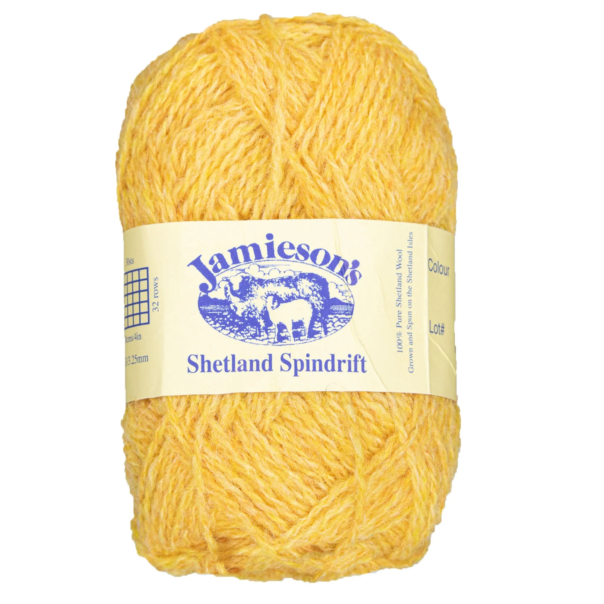 Jamieson's of Shetland Spindrift Yarn - 182 Buttercup