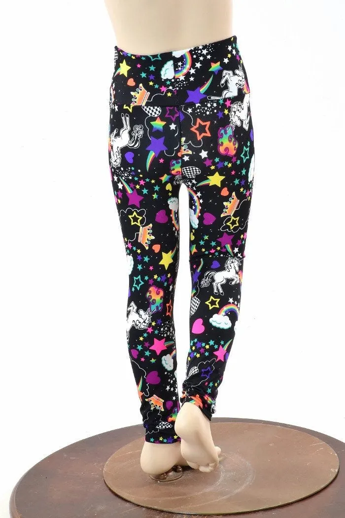 Kids Unicorns & Rainbows Leggings