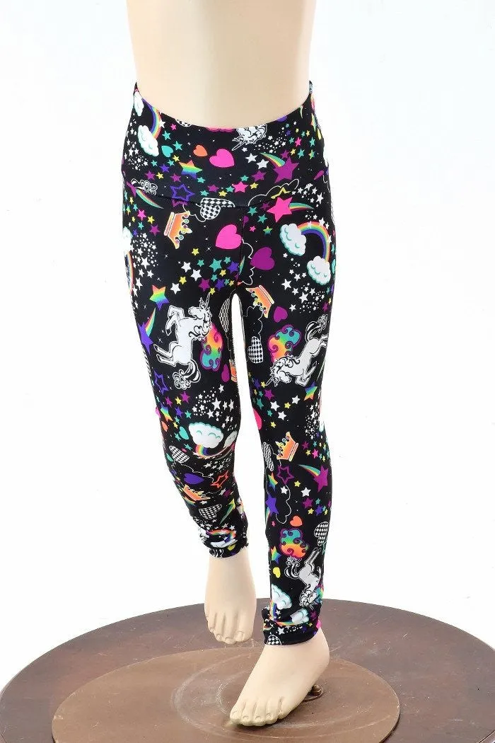 Kids Unicorns & Rainbows Leggings