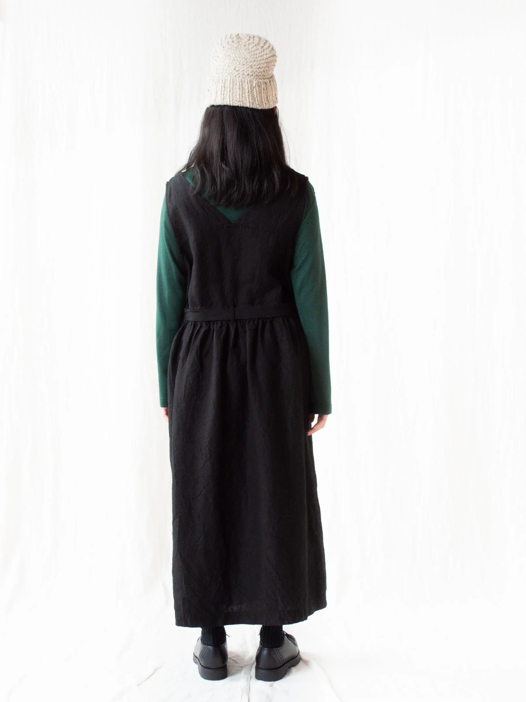 KOTOHIRADAKI Linen Dress - Black