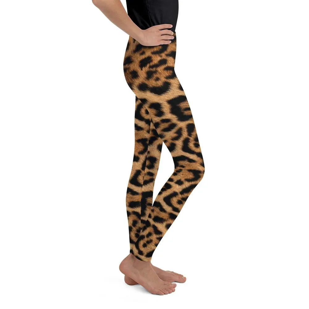 Leopard Skin Youth Leggings