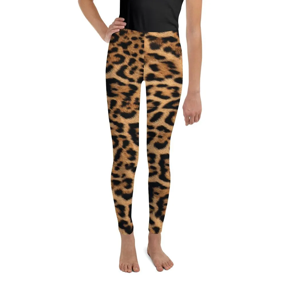 Leopard Skin Youth Leggings