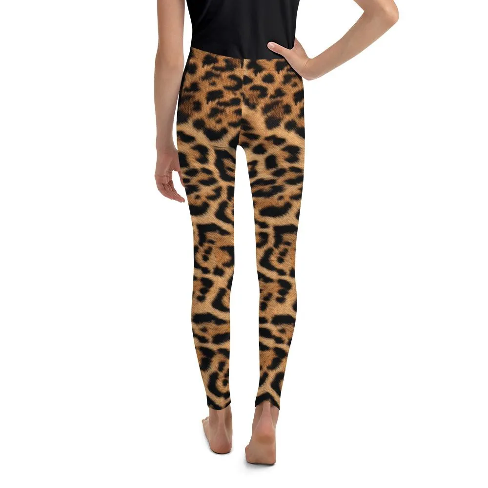 Leopard Skin Youth Leggings