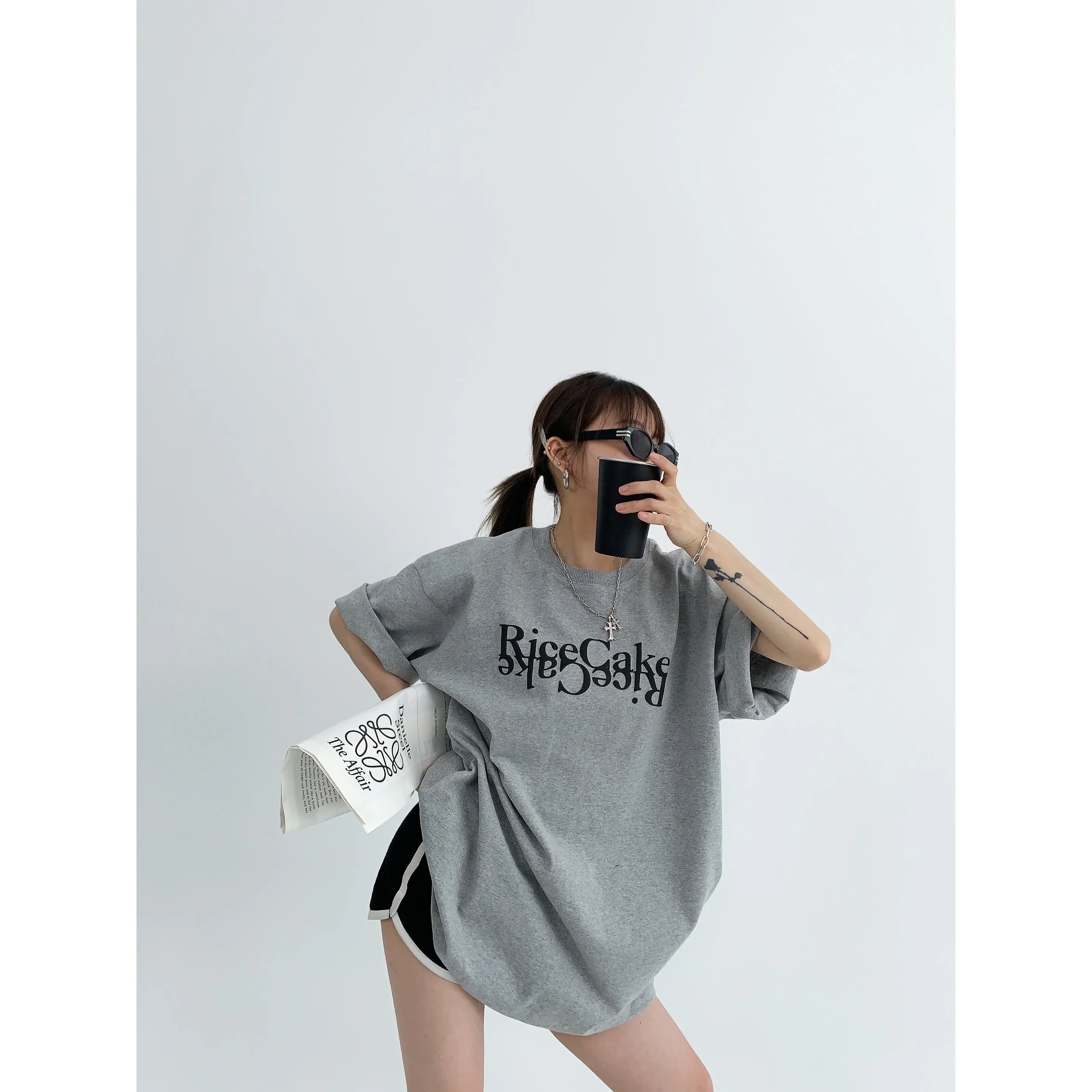 Letter Printing Loose T-shirt