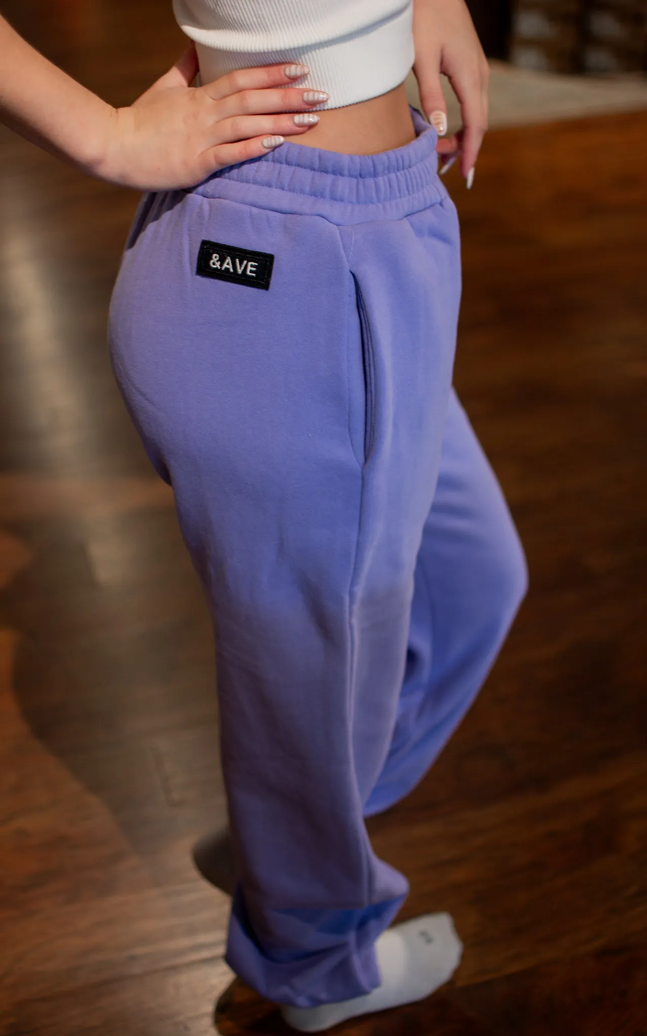 Lilac Comfort Joggers