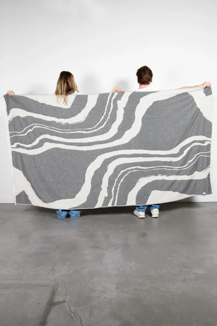 Mara Wool Blend Throw Blanket