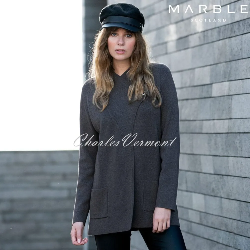 Marble Cardigan – Style 5814-105 (Charcoal Grey)