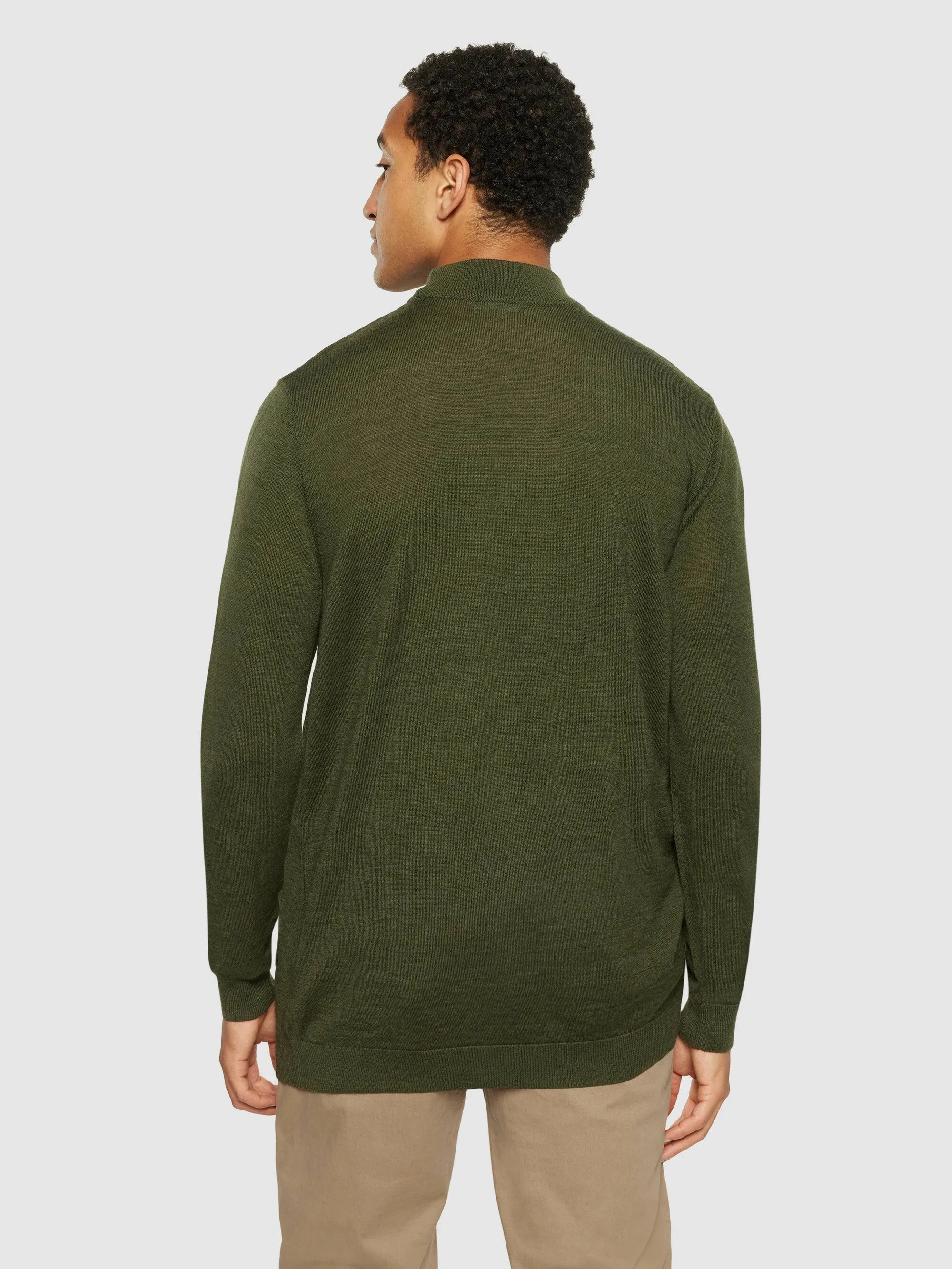 Merino mock neck - RWS - Forrest Night