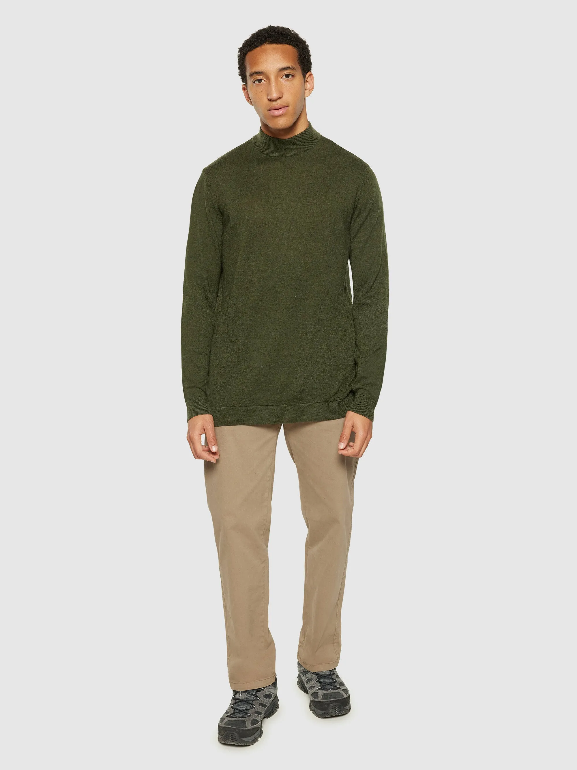 Merino mock neck - RWS - Forrest Night