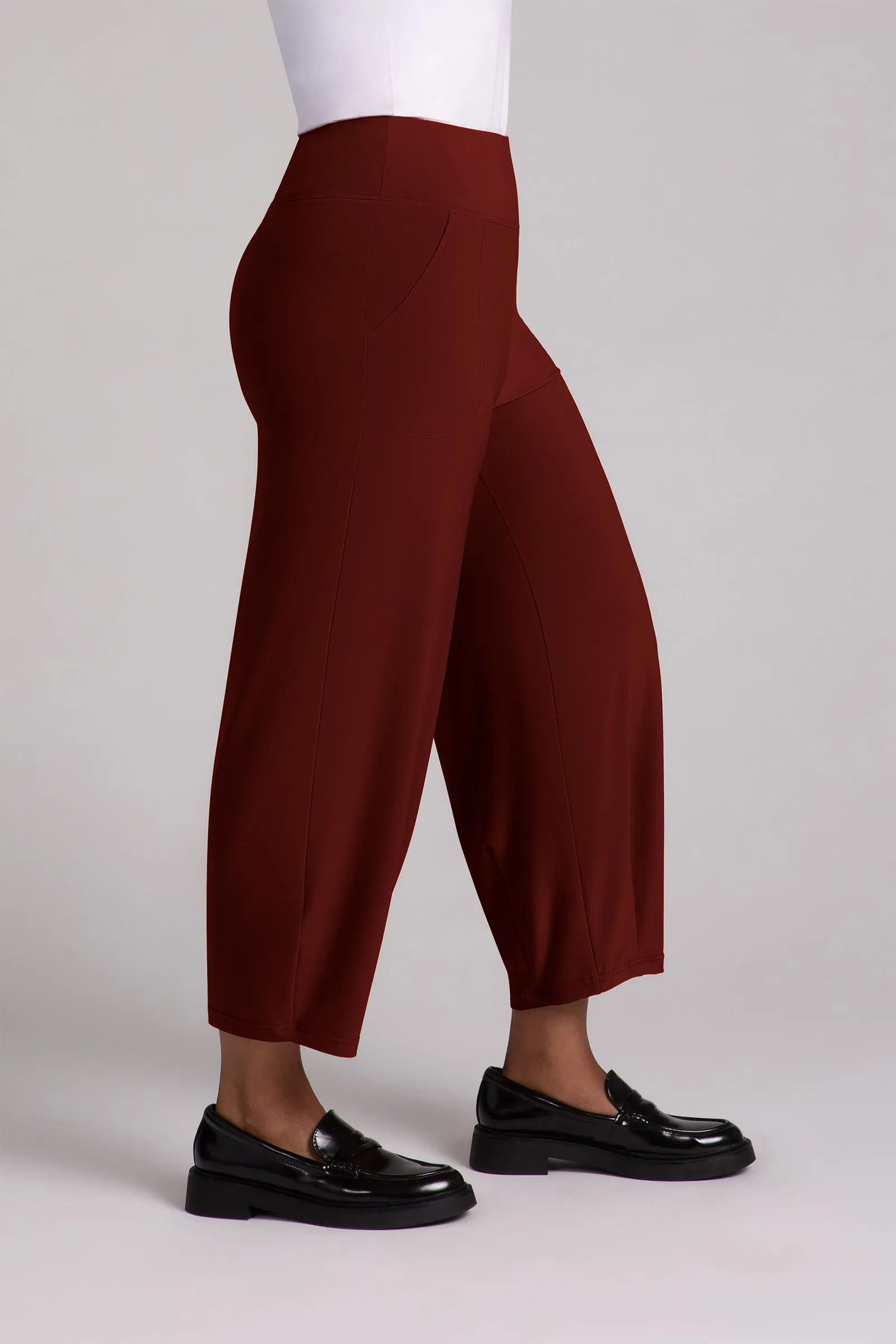 Narrow Lantern Pant | Rust