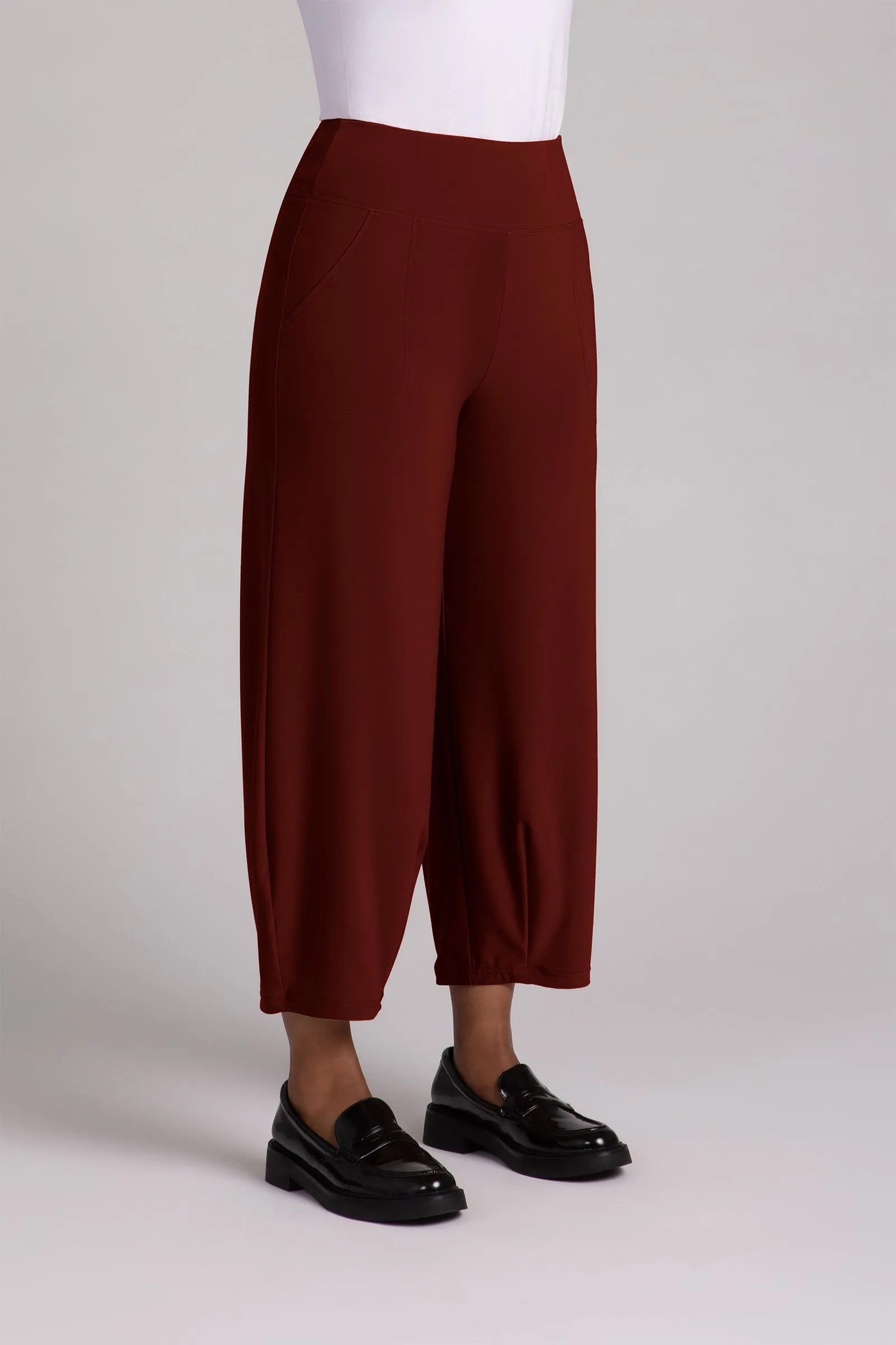 Narrow Lantern Pant | Rust