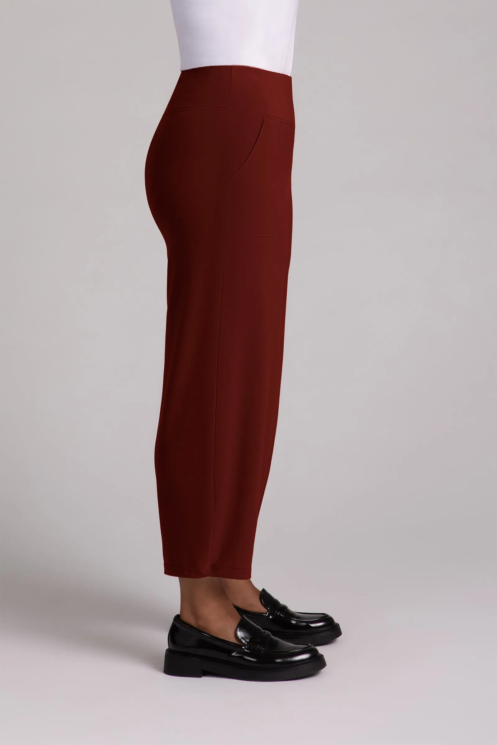 Narrow Lantern Pant | Rust