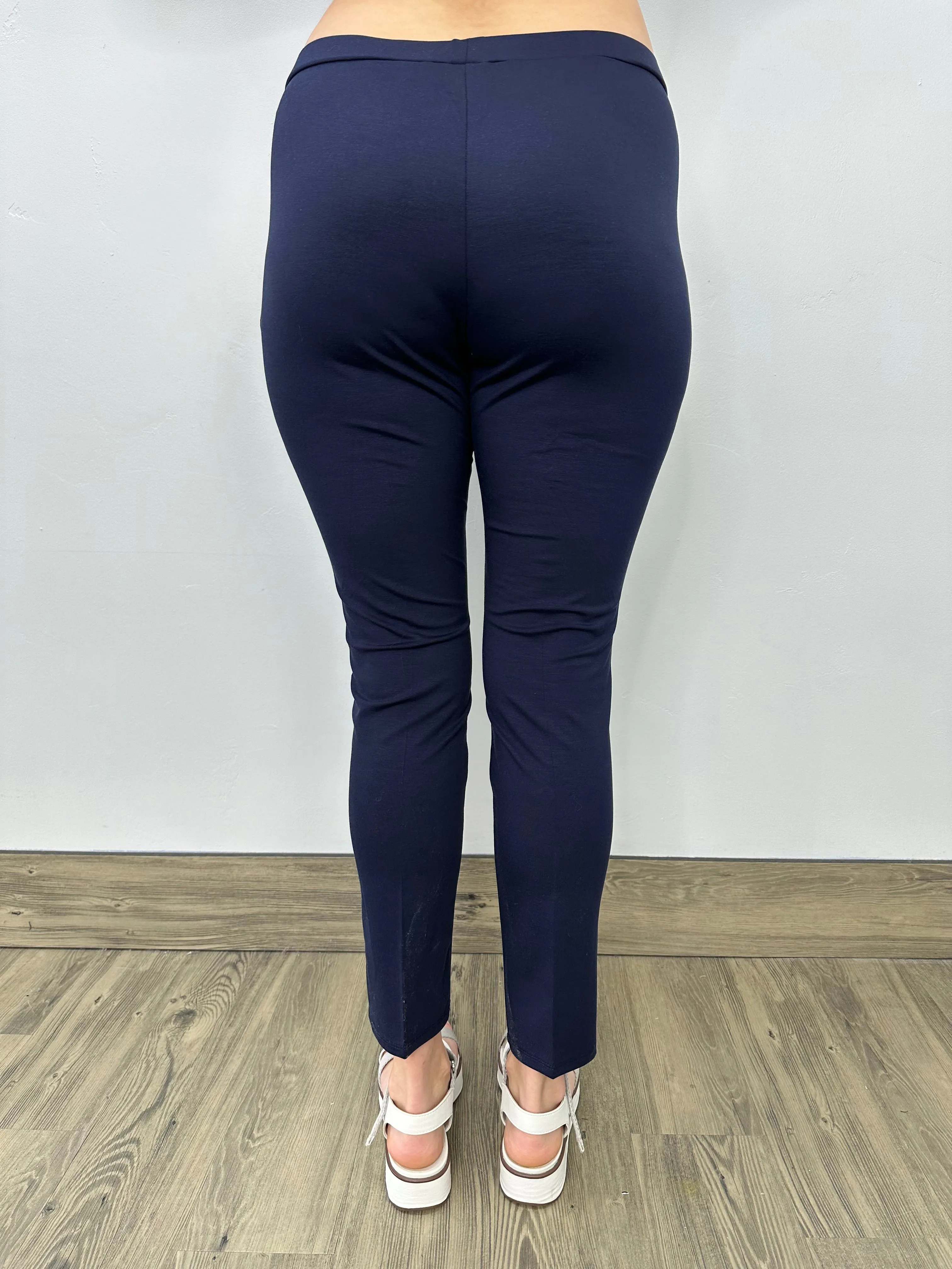 Navy Bamboo Jersey Legging