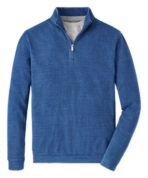 Peter Millar Slub Knit Quarter- Zip Pullover