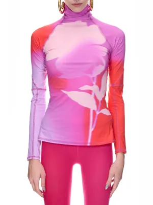 Printed Turtleneck (TP50-5-PINK-ROSA)