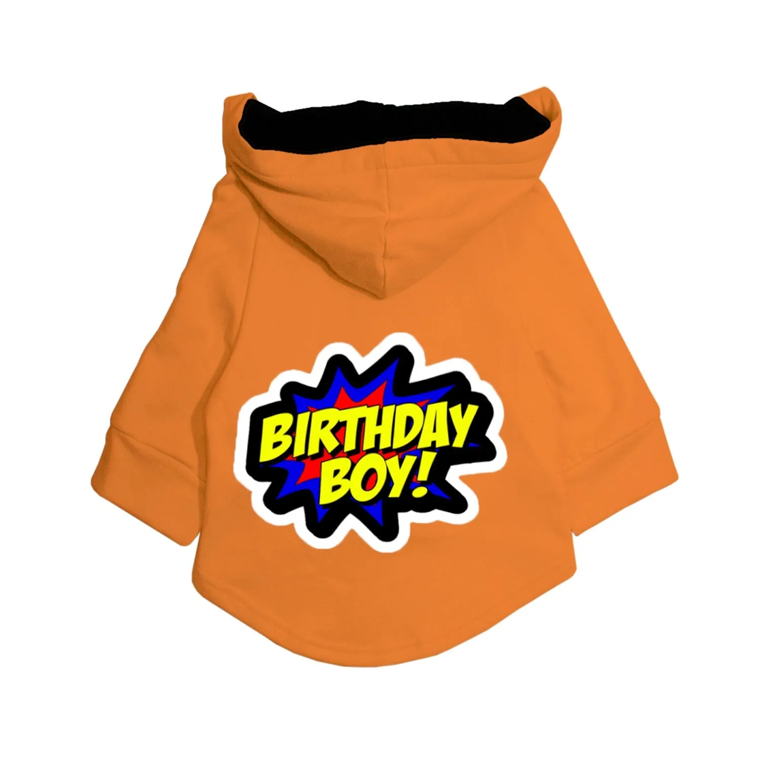 "Birthday Boy" Printed Dog Hoodie Jacket