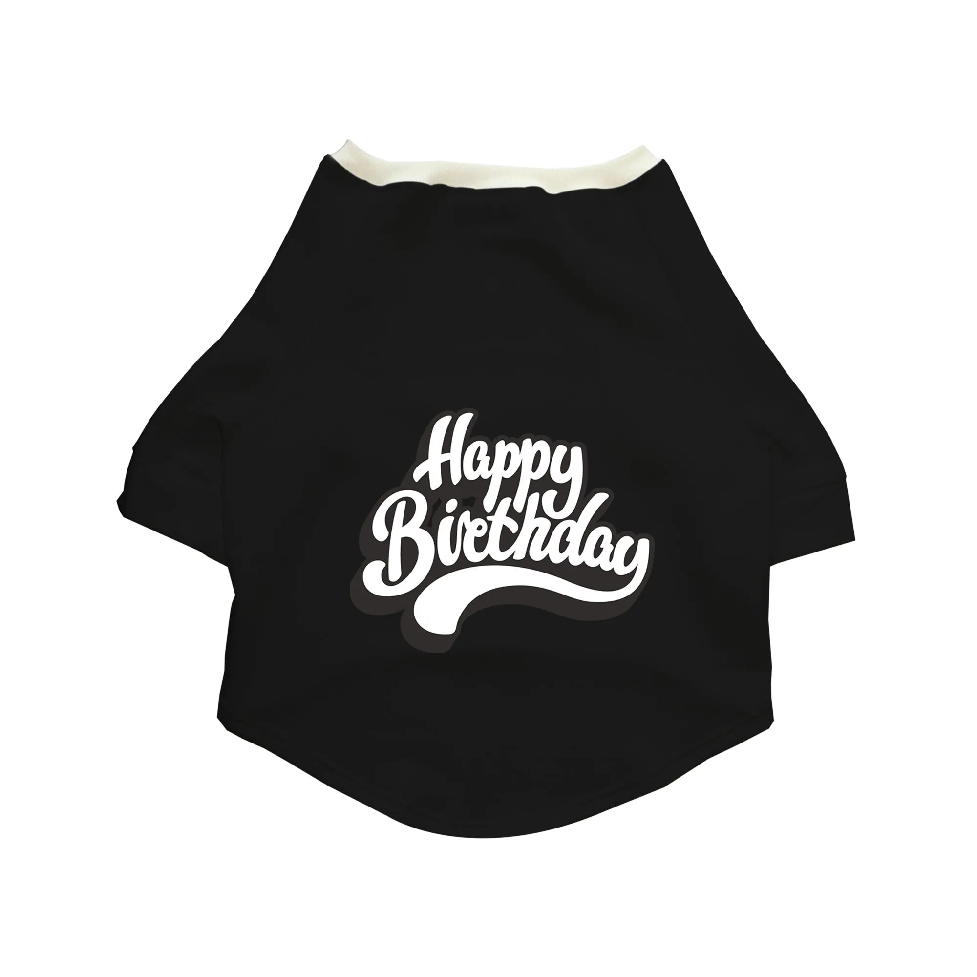 "Happy Birthday" Printed Dog Technical Jacket