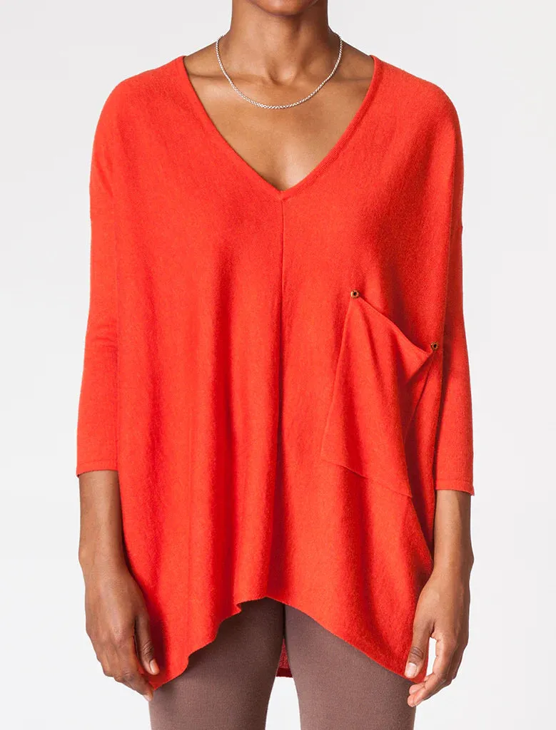 Raven Top (Dark Coral)