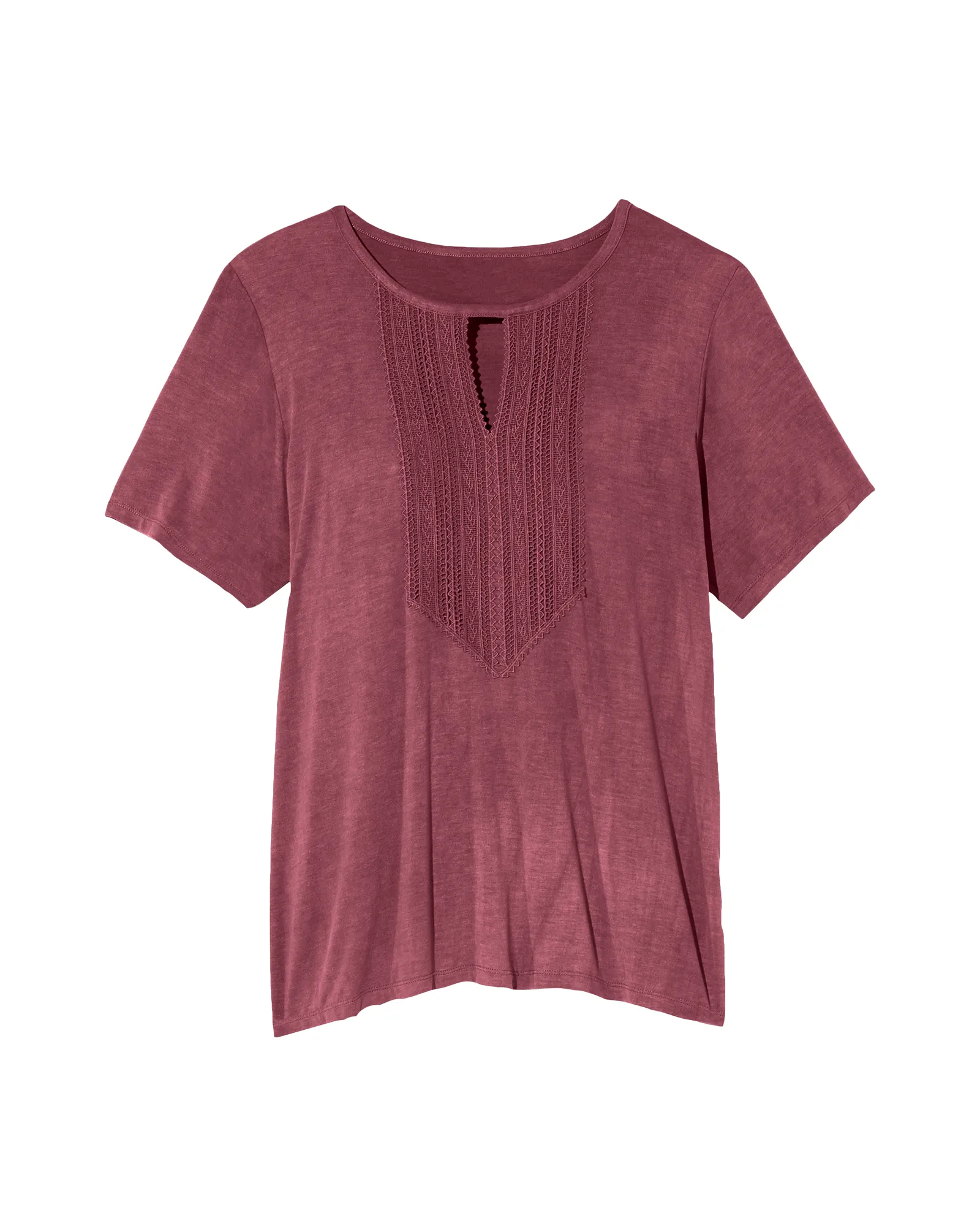 Remi Keyhole Top | Burgundy