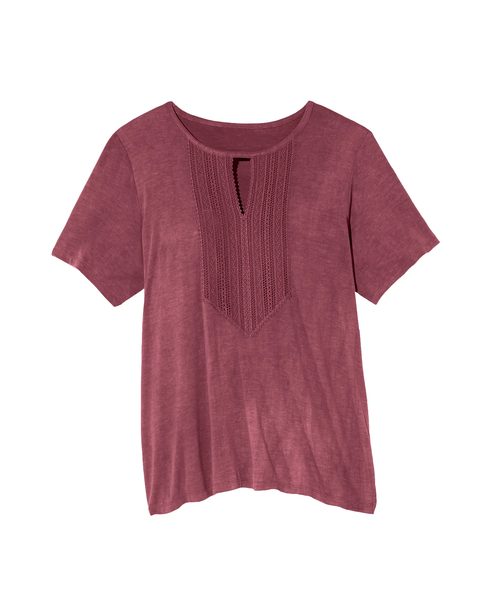 Remi Keyhole Top | Burgundy