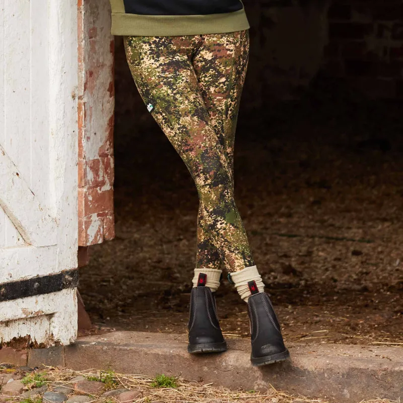 Ridgeline Infinity Ladies Leggings - Dirt Camo