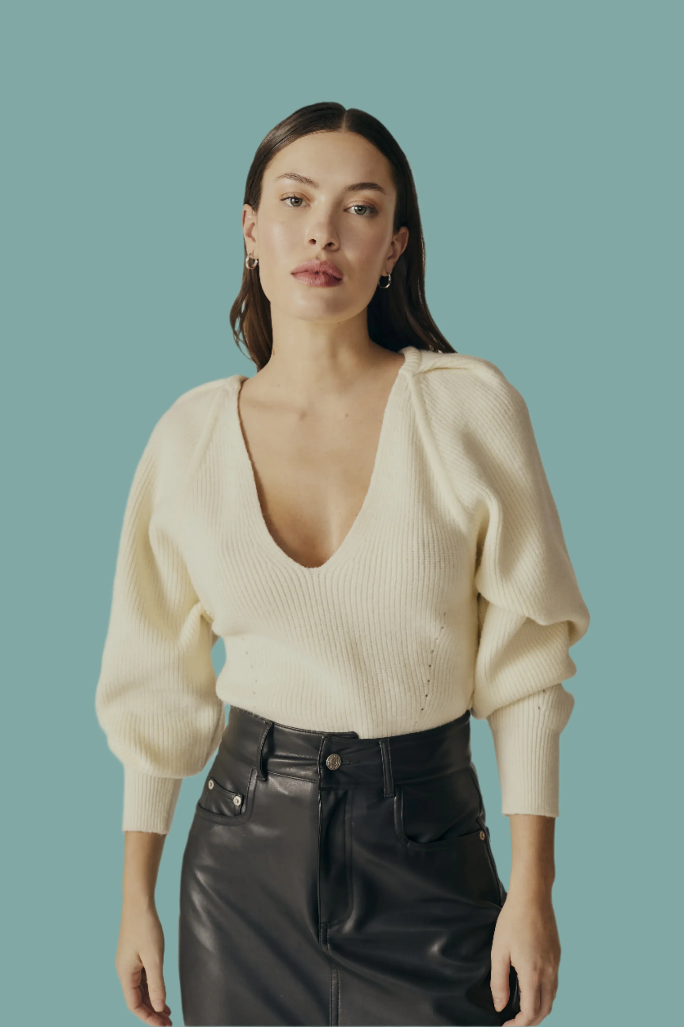 Stokesia V Neck Sweater