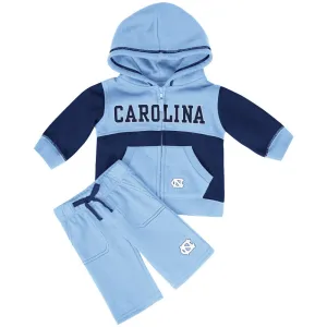 Tarheels Baby Color Block Fleece Set