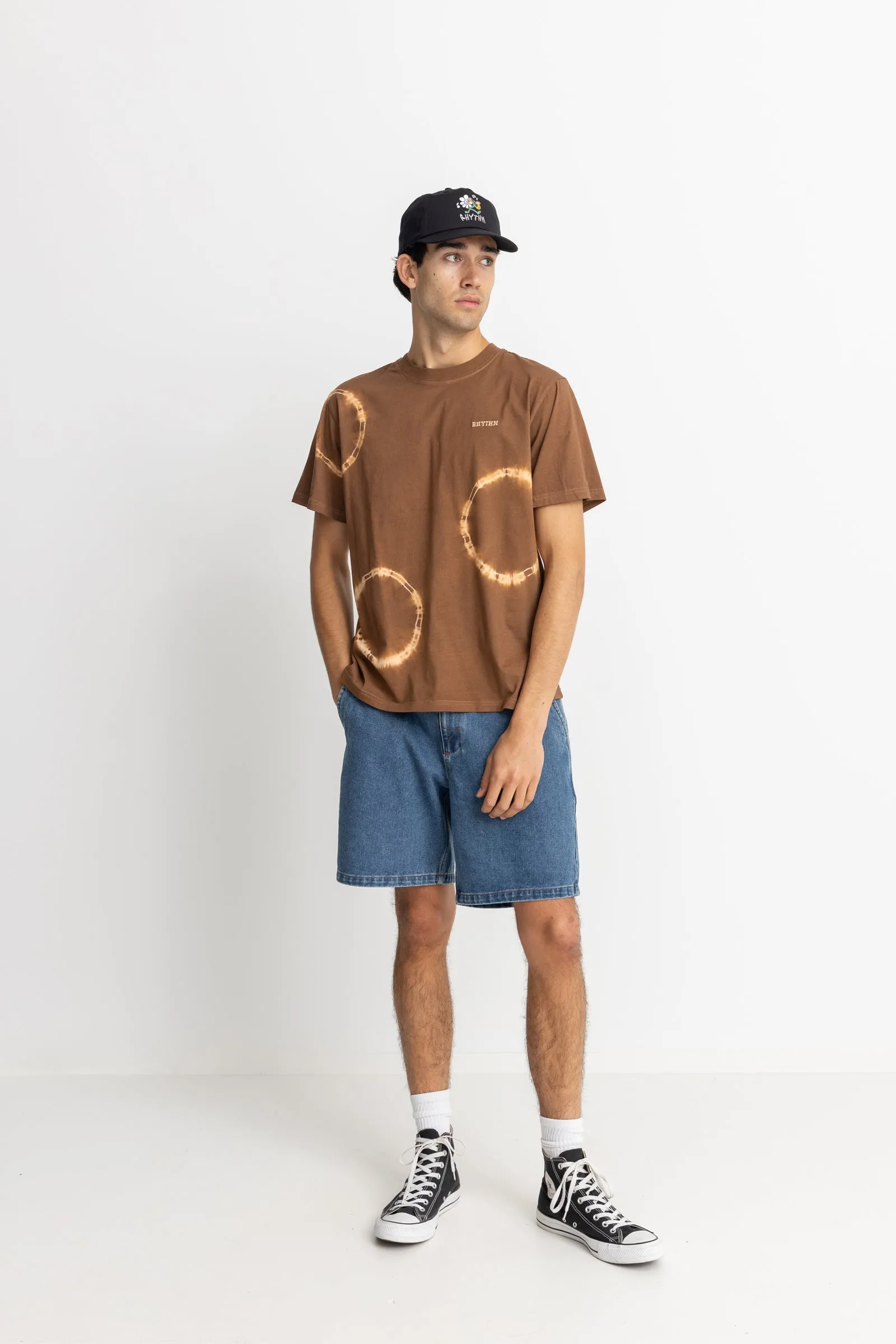 Tie Dye Ss T-Shirt Chocolate