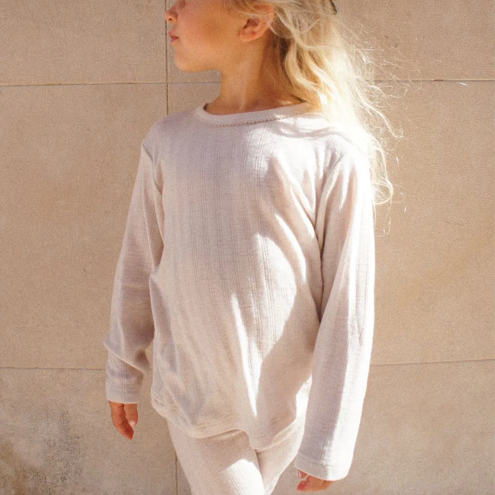 Tothemoon ☾ - Shirt - Long sleeve - 100% Wool - Moonbeam