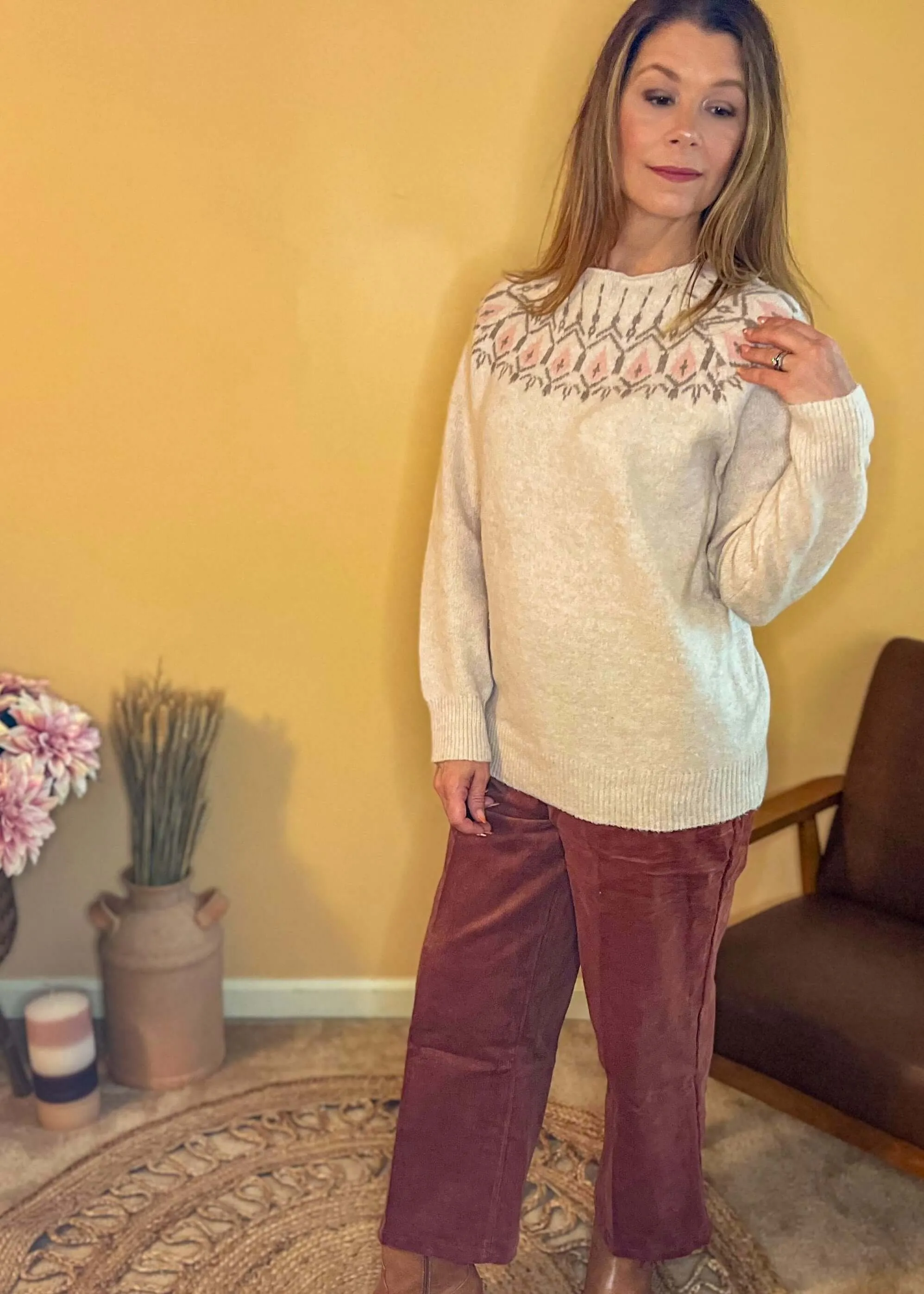 Warm Embrace Mock Neck Sweater