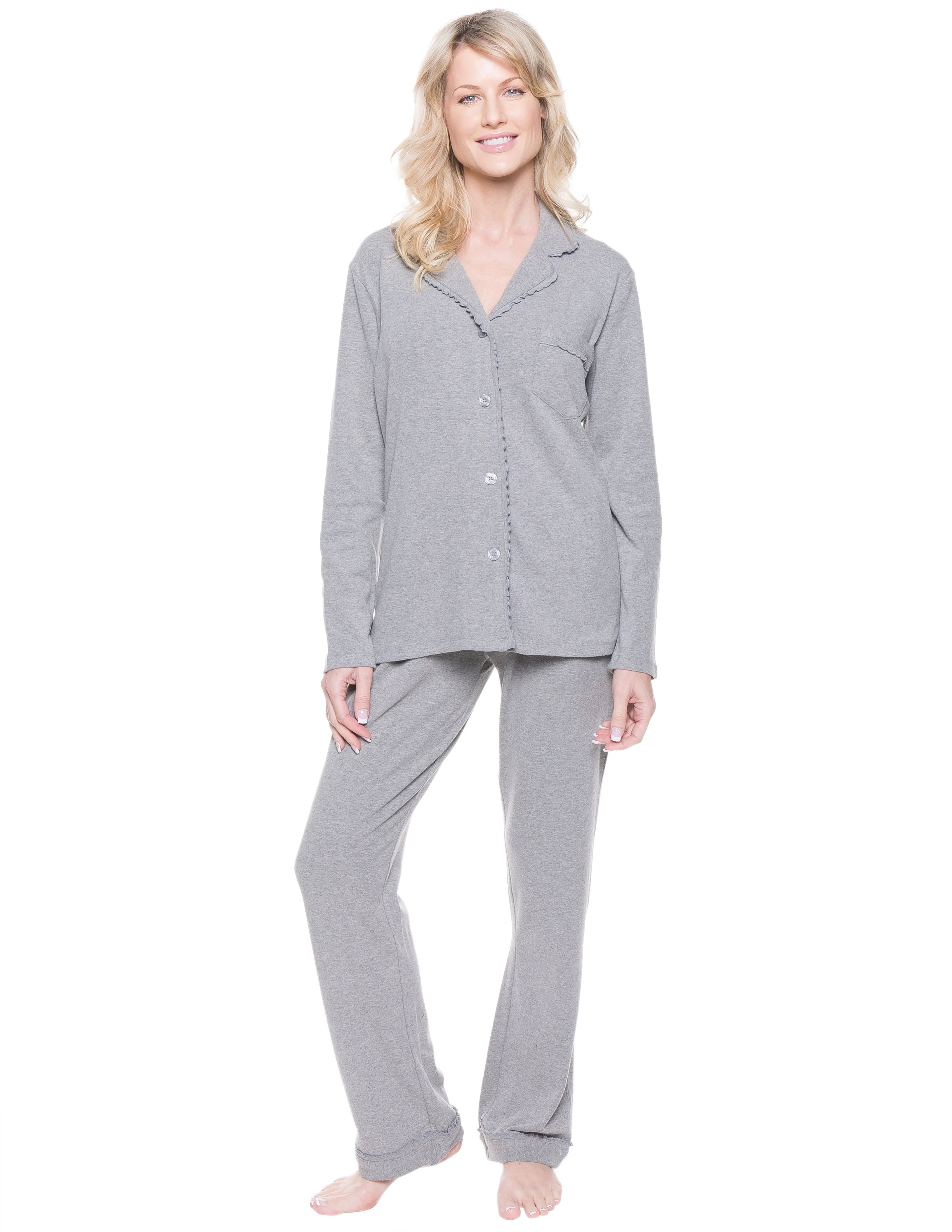 Women's Cozy Rib Pajama Sleepwear Set